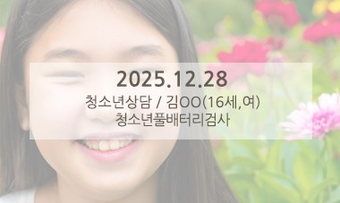 [2025.12.28] 청소년심리상담 / 청소년풀배터리검사